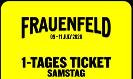 2x Tagesticket Samstag: Openair Frauenfeld