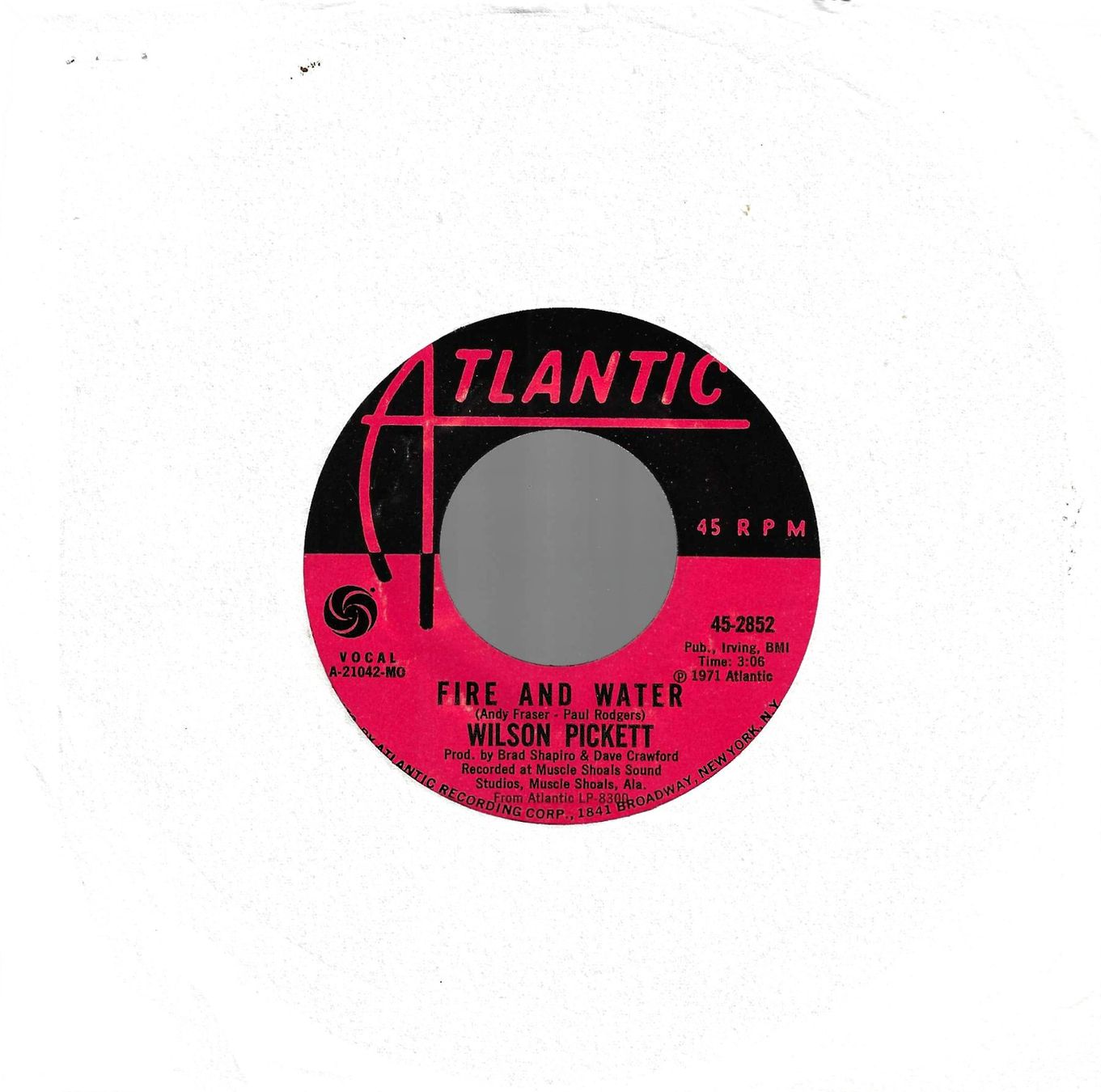 Dischi in vinile: Wilson Pickett - Fire And Water – Usato da Savagnier venduto da Ne2065