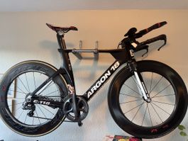 Argon 18 E-118 Tri, Top Zustand, Di2 Triathlonrad