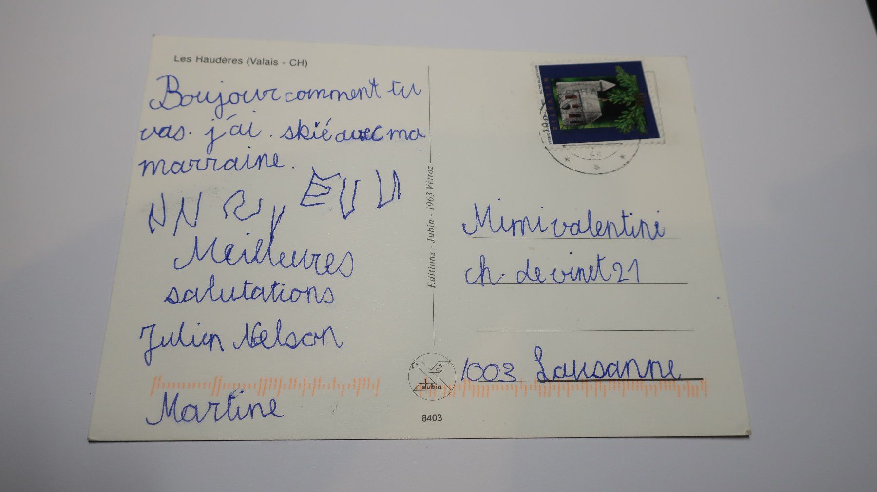 Cartes postales: Les Haudères Valais – D'occasion à Cormoret par Pascalll2001 2