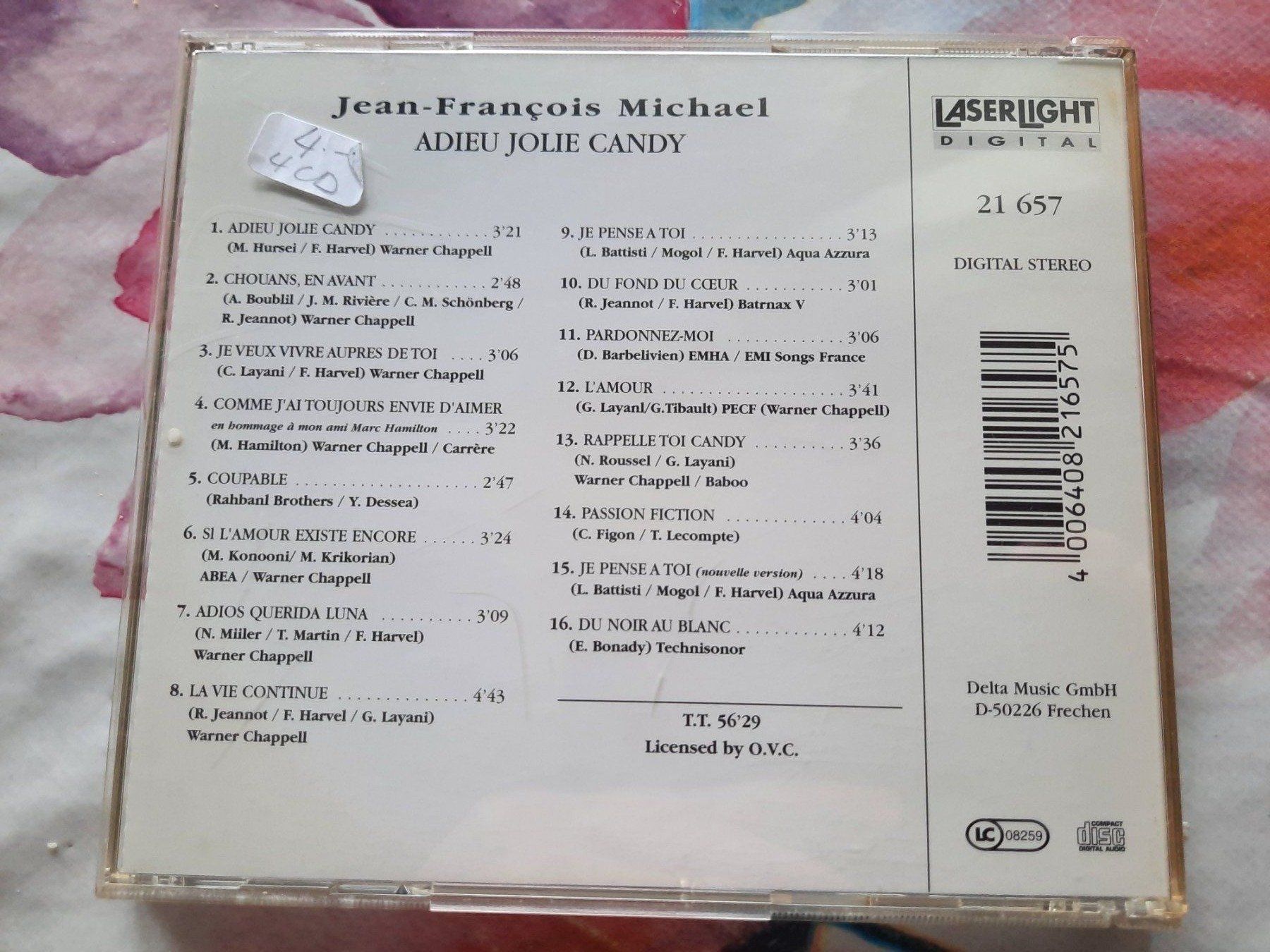 CD: CD Jean-François Michael - Adieu Jolie Candy – Usato da Pully venduto da bro_n52j 1