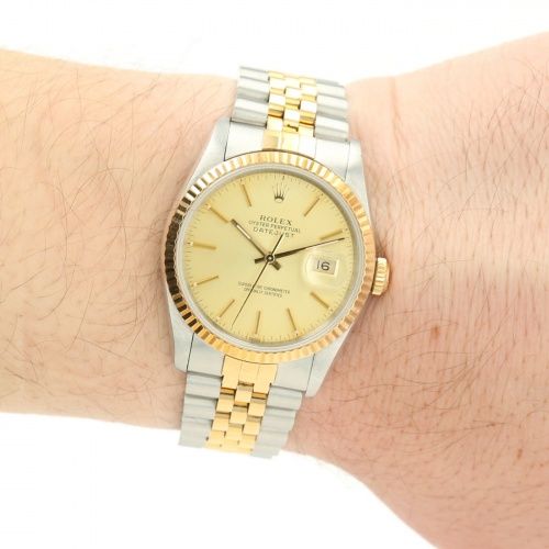 Orologi di lusso: Rolex Datejust Gold Stahl 36 mm – Usato da nyon venduto da TheSwissCollector 2