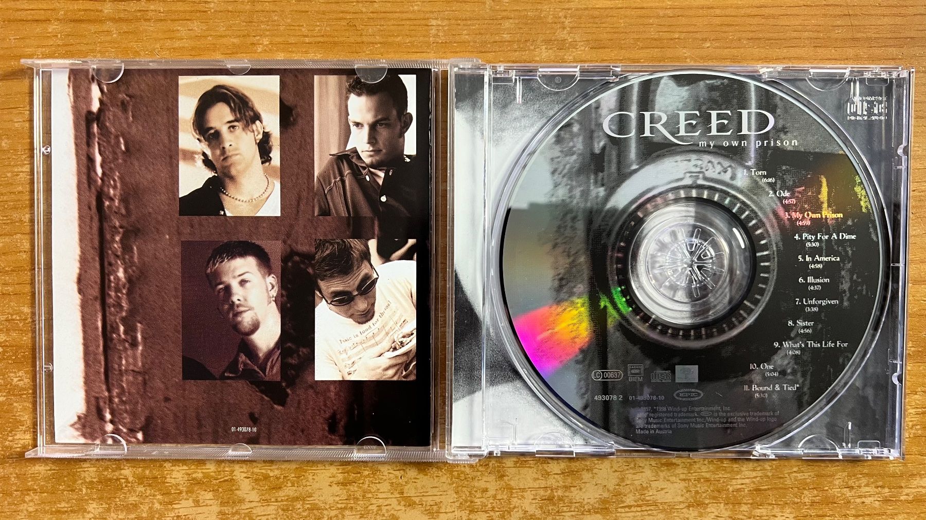 CD: Creed - my Own Prison / CD - EU-Press. 1999 – Usato da Gais venduto da soundcave57 3