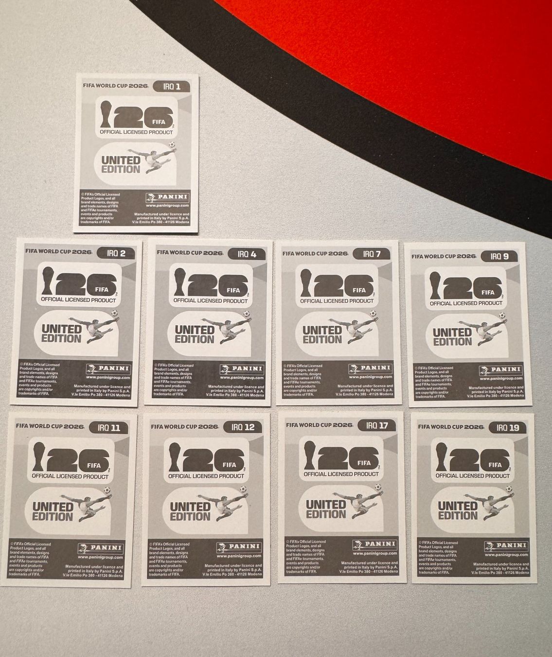 Panini Carte collezionabili: Panini WM 2026 Sticker - Irak Lot – Nuovo (secondo la descrizione) da Oberwil BL venduto da Chelsea26 1
