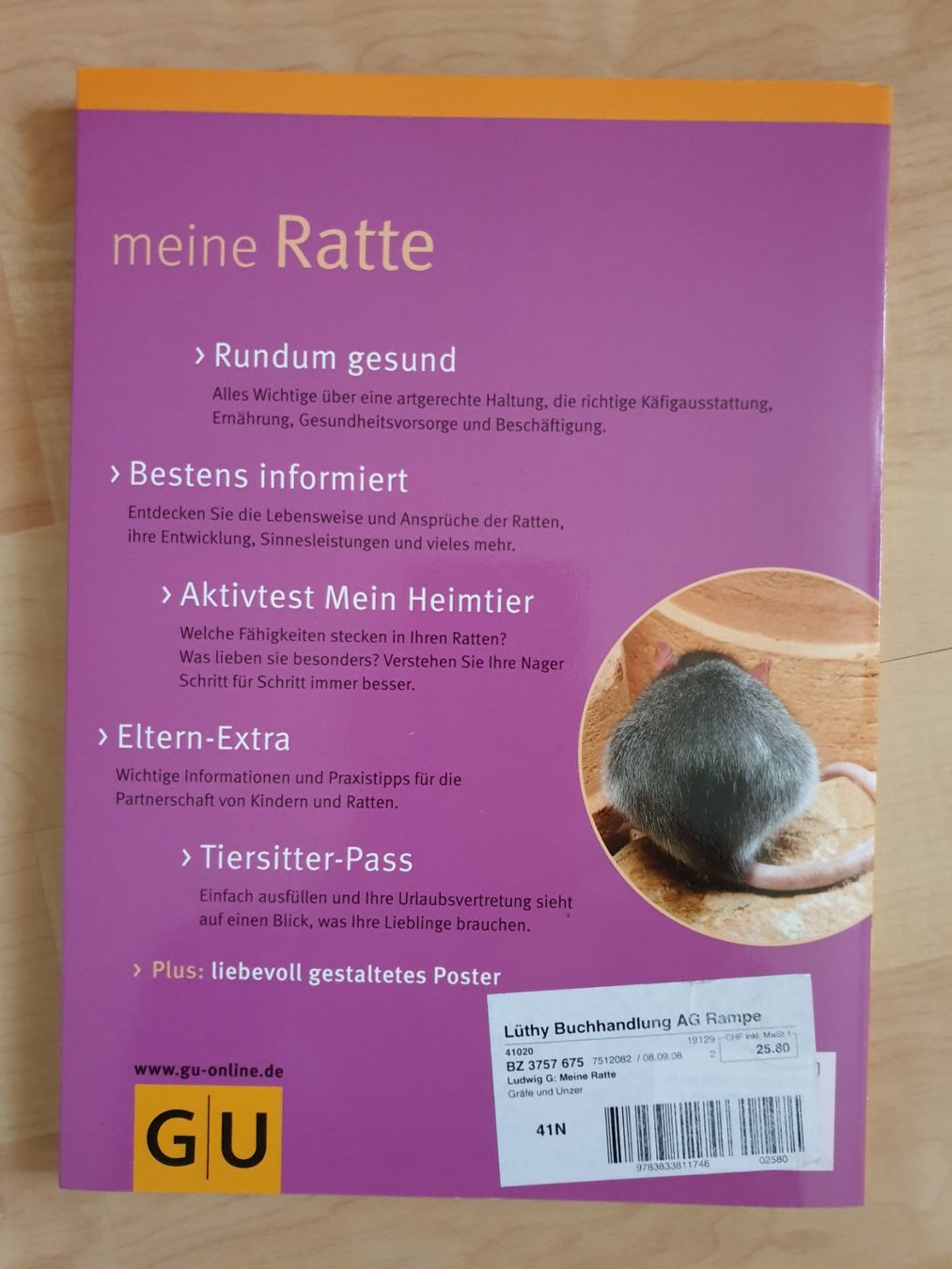 Libri: Meine Ratte - Gerd Ludwig Buch – Nuovo (secondo la descrizione) da Zürich venduto da pau_y8mv 1