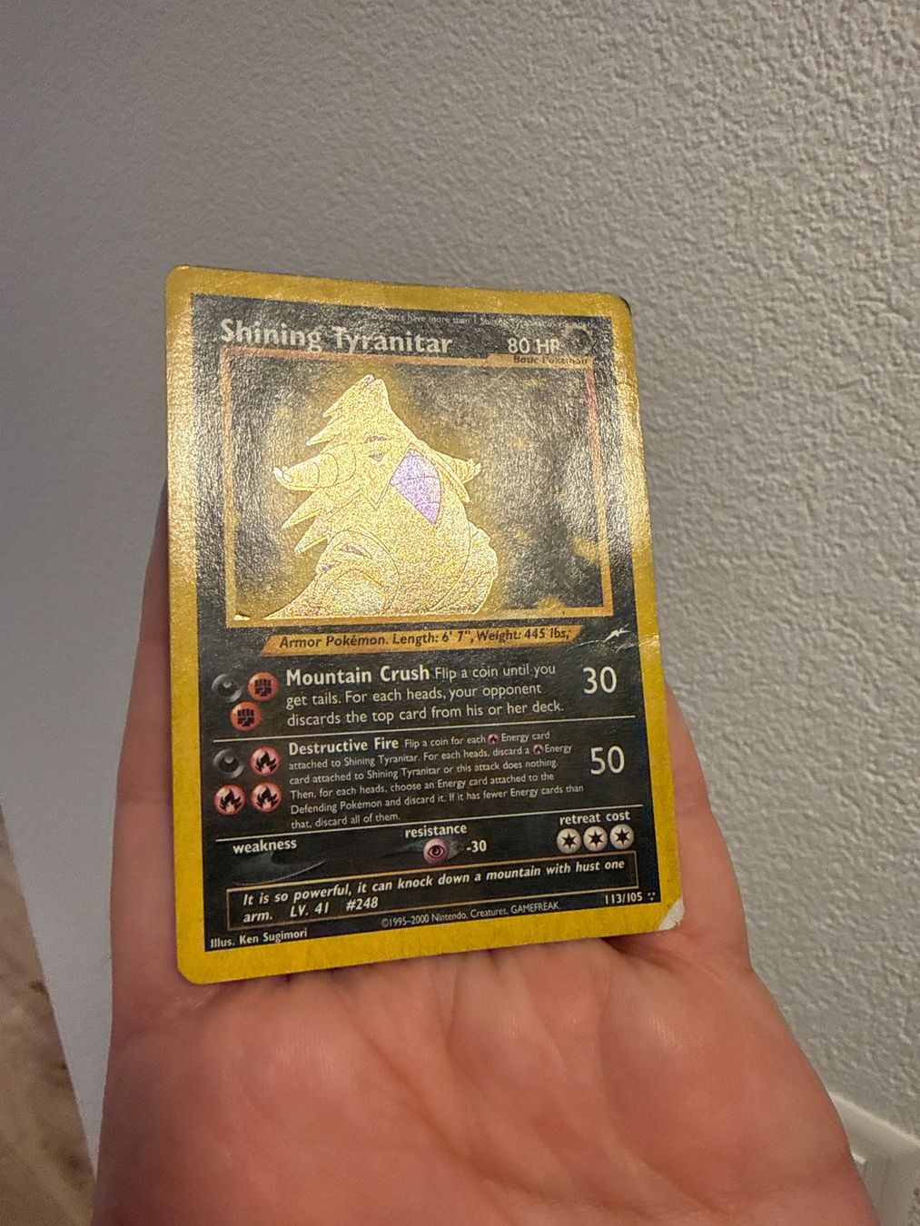 Cartoline: Pokemon Shining Tyranitar – Usato da Frauenfeld venduto da Poke_Toniii 1