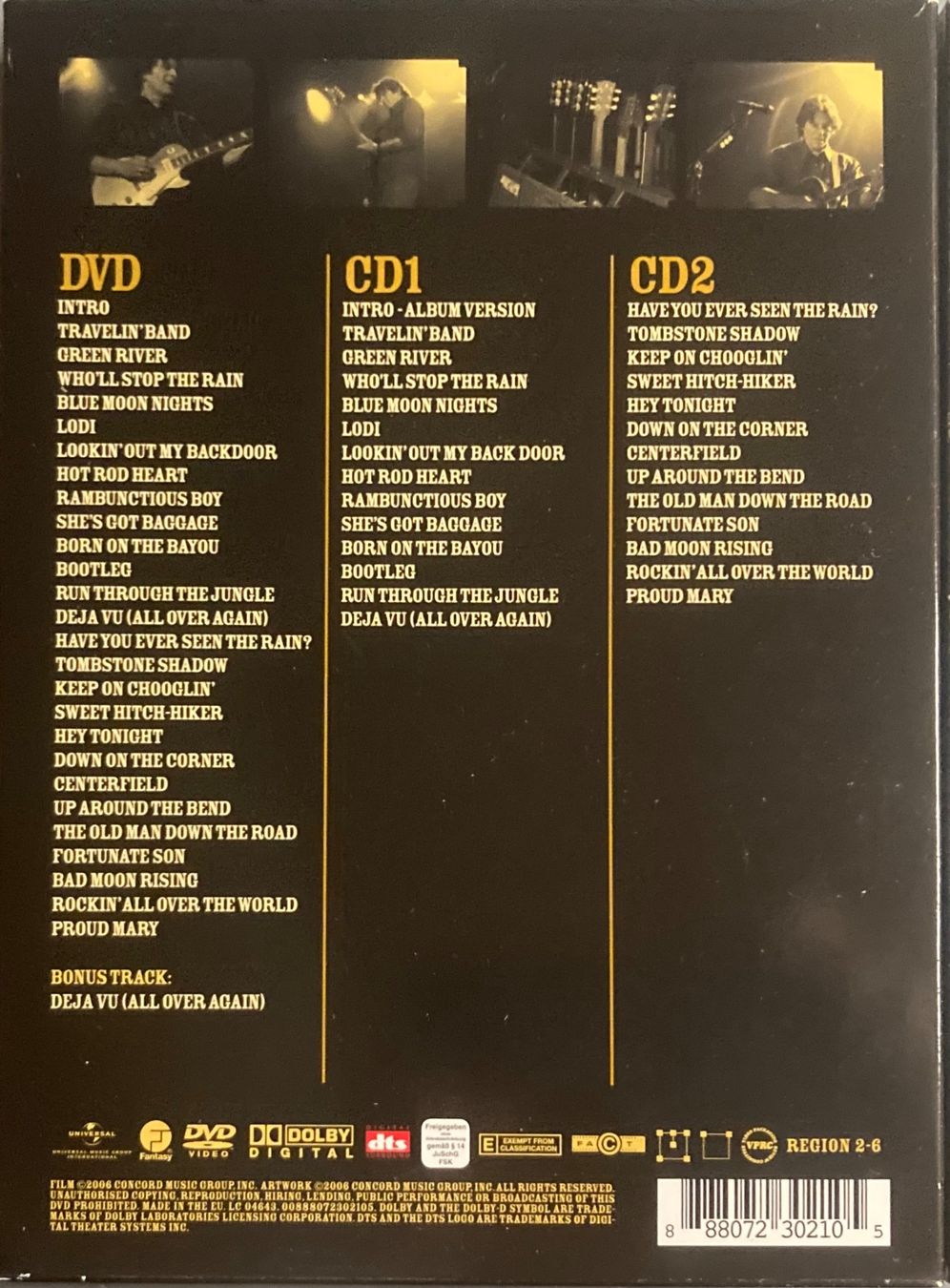Alle DVDs: JOHN FOGERTY - THE LONG ROAD – Gebraucht aus Poliez-Pittet von Newtown-Records 1