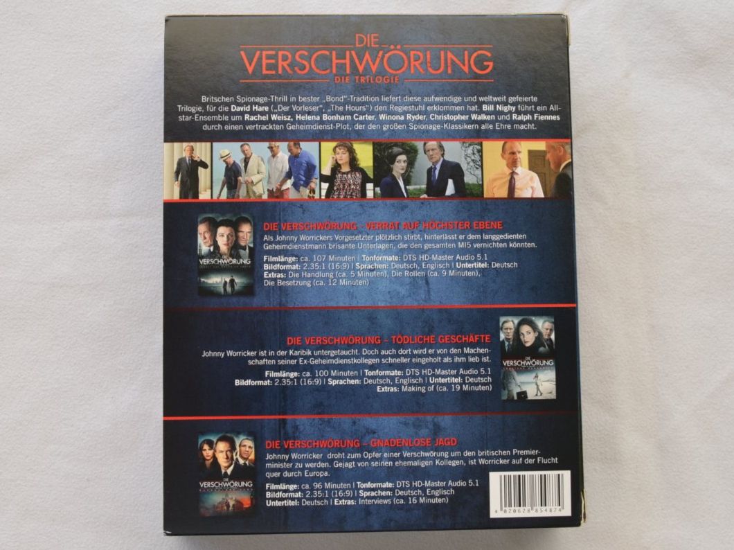 Alle DVDs: Blu-ray Trilogie "Die Verschwörung" – Gebraucht aus Dotzigen von H-1994 4