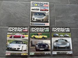 Porsche Scene Live: 4x Zeitschriften aus 2009/2010