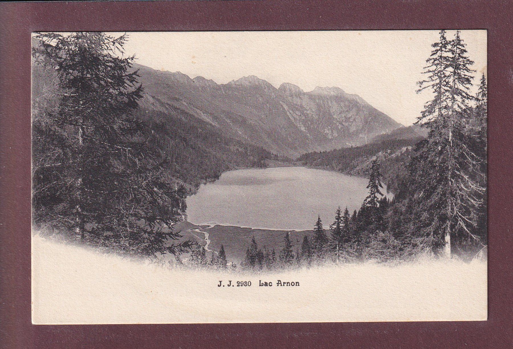 Cartoline postali: LAC ARNON – Usato da Pully venduto da nicecards