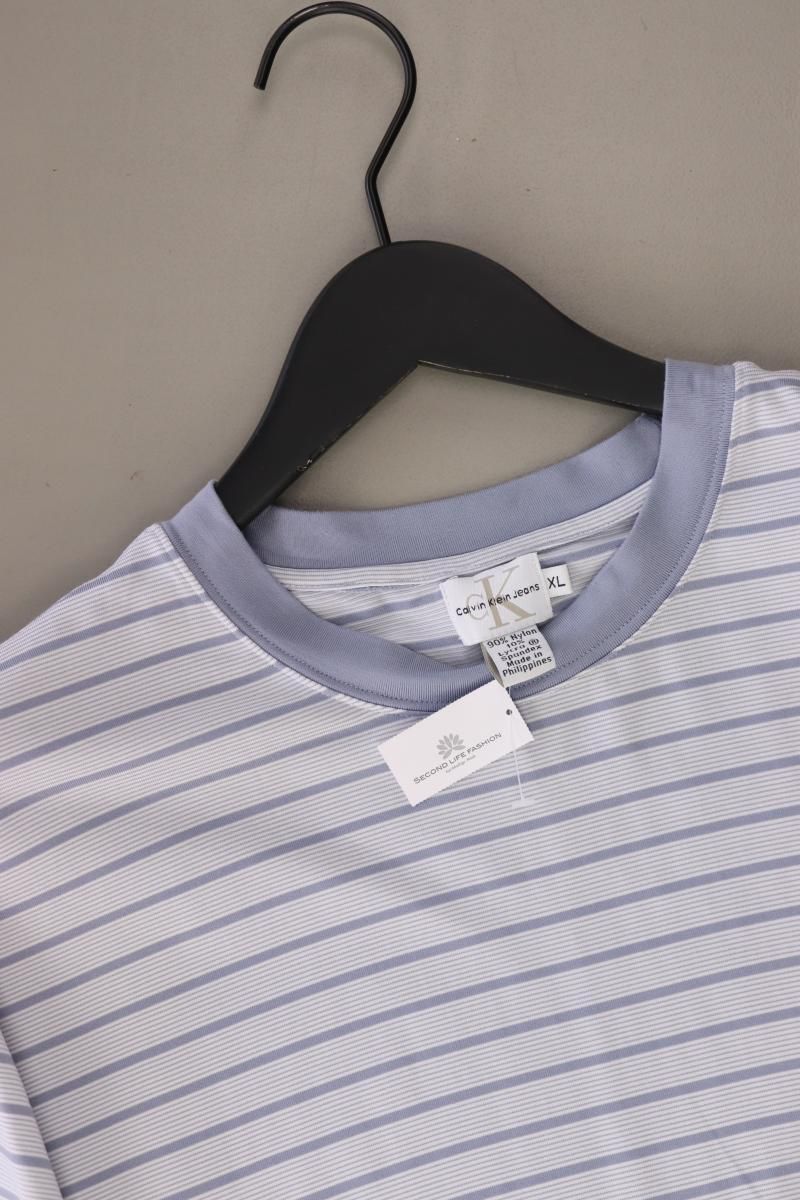 T-Shirts: Calvin Klein Ringelshirt Gr. XL Kurzarm – Gebraucht aus Neustadt an der Waldnaab von SecondLifeFashion 1