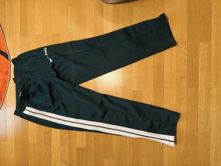 Palm Angels Track Pants Green-White XL