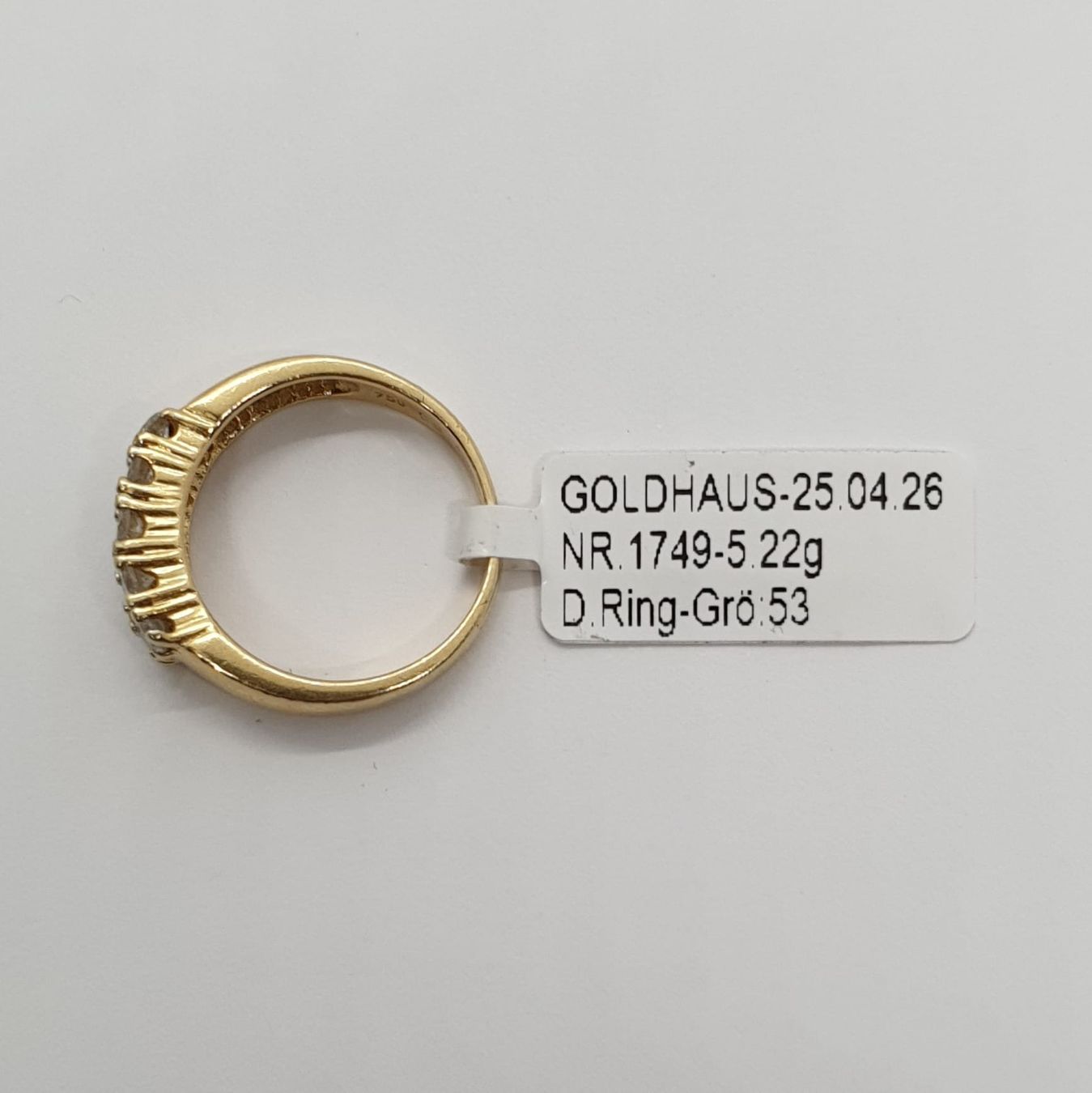 Ringe: Echt 18K Gold -  Brilliant Ring – Gebraucht aus Luzern von Luzern-Goldhaus 4