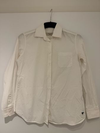 WEEKEND MAX MARA Bluse weiss Baumwolle Grösse 38