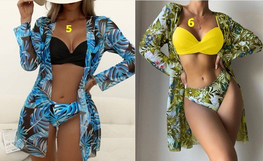 Costumi da bagno & Bikini: Badeanzug Kimono mit Bikini – Nuovo e nell'imballaggio originale da Amriswil venduto da Ravinvida 3