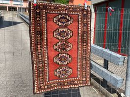 Kelardasht Antik 125x90 Teppich handgeknüpft gereinigt