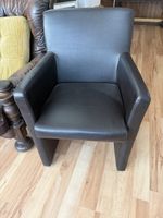 Kunstleder -Stuhl schwarz  Gebraucht mit Gebrauchsspure
