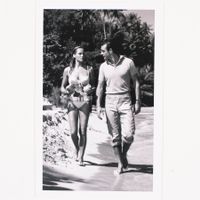 Postkarte James Bond Sean Connery & Ursula Andress SELTEN!