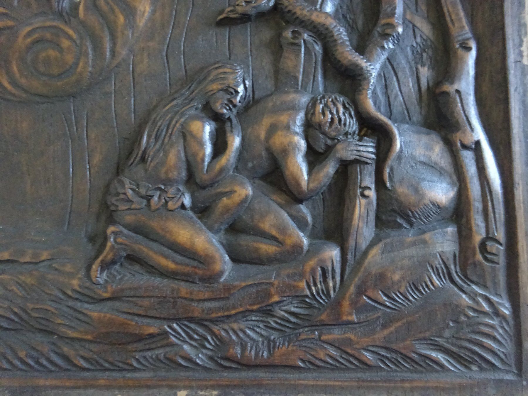 Gemälde: Adam + Eva + Schlange / Ikone – Gebraucht aus Esslingen von eintagammeer 7