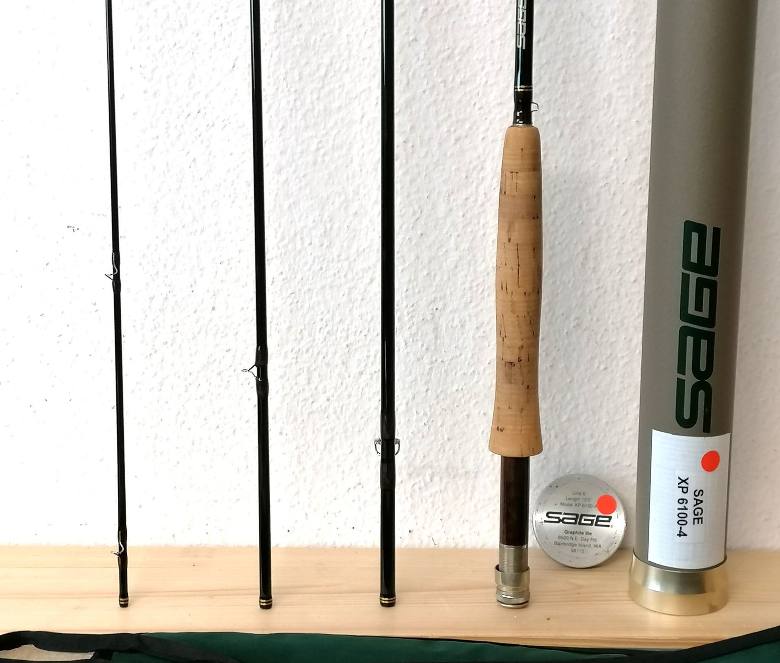 Sage Canne da pesca: SAGE XP 6100-4 10’ 6wt 4-teilig – Usato da Reinach BL venduto da fliegenrolli 1