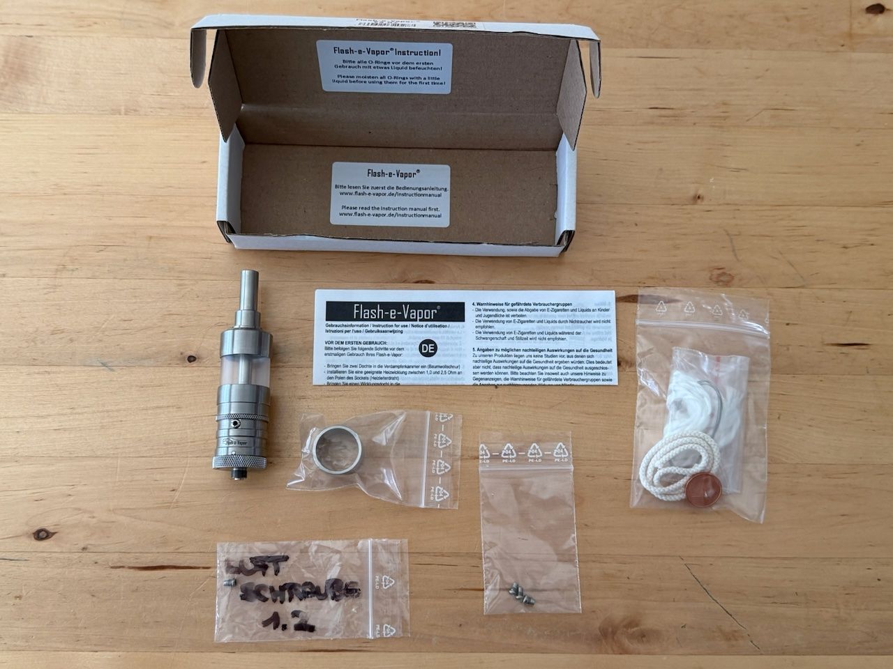 Altri Prodotti per fumatori: Flash e Vapor V4.5+ Komplettes Set – Nuovo (secondo la descrizione) da Gretzenbach venduto da Spacemonk13 6