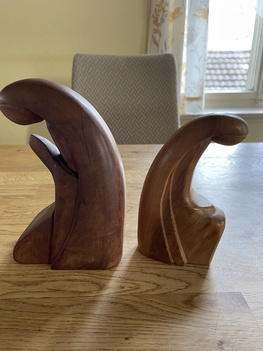 Statuette: 2 Krippenfiguren Holz – Usato da Flawil venduto da Naphtali 1