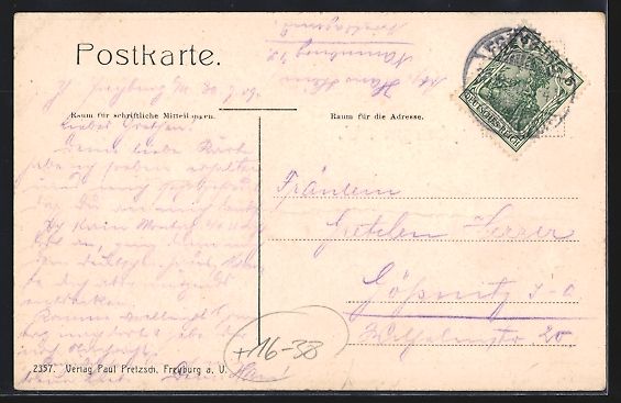 Cartes postales: Grusskarten-AK Freyburg a. U., Ortsansic – D'occasion à Berlin par bartko-reher 1