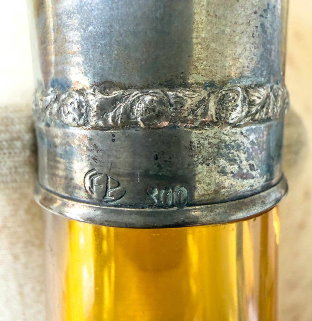 Caraffe: Antikes Likörset Karaffe + 6 Gläser 800 Silber – Usato da Zürich venduto da stevocem 9