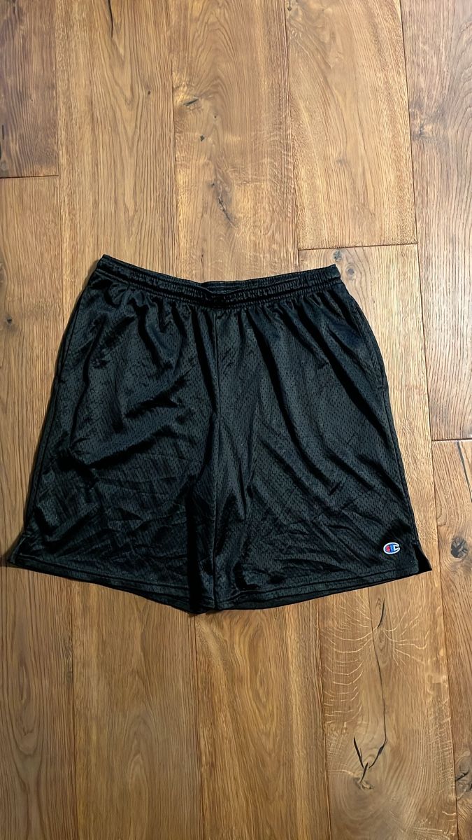 Champion Pantaloni: Schwarze Champion shorts, Grösse L – Usato da Burgdorf venduto da Rico340
