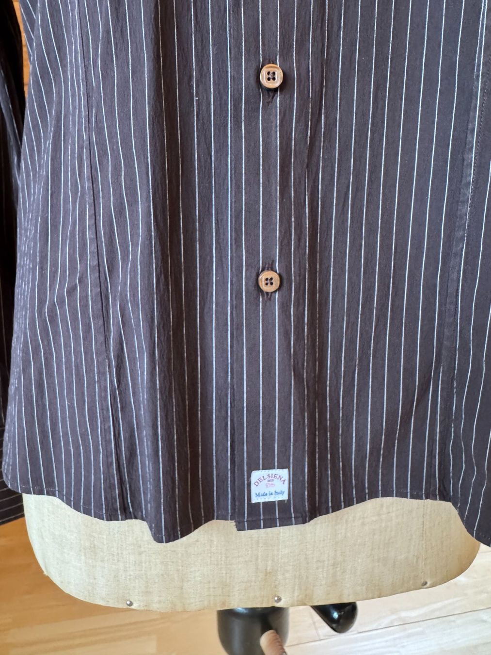 Camicie: DELSIENA Herrenhemd Gr. 41 Braun gestreift – Nuovo (secondo la descrizione) da Stäfa venduto da Mofi8712 3