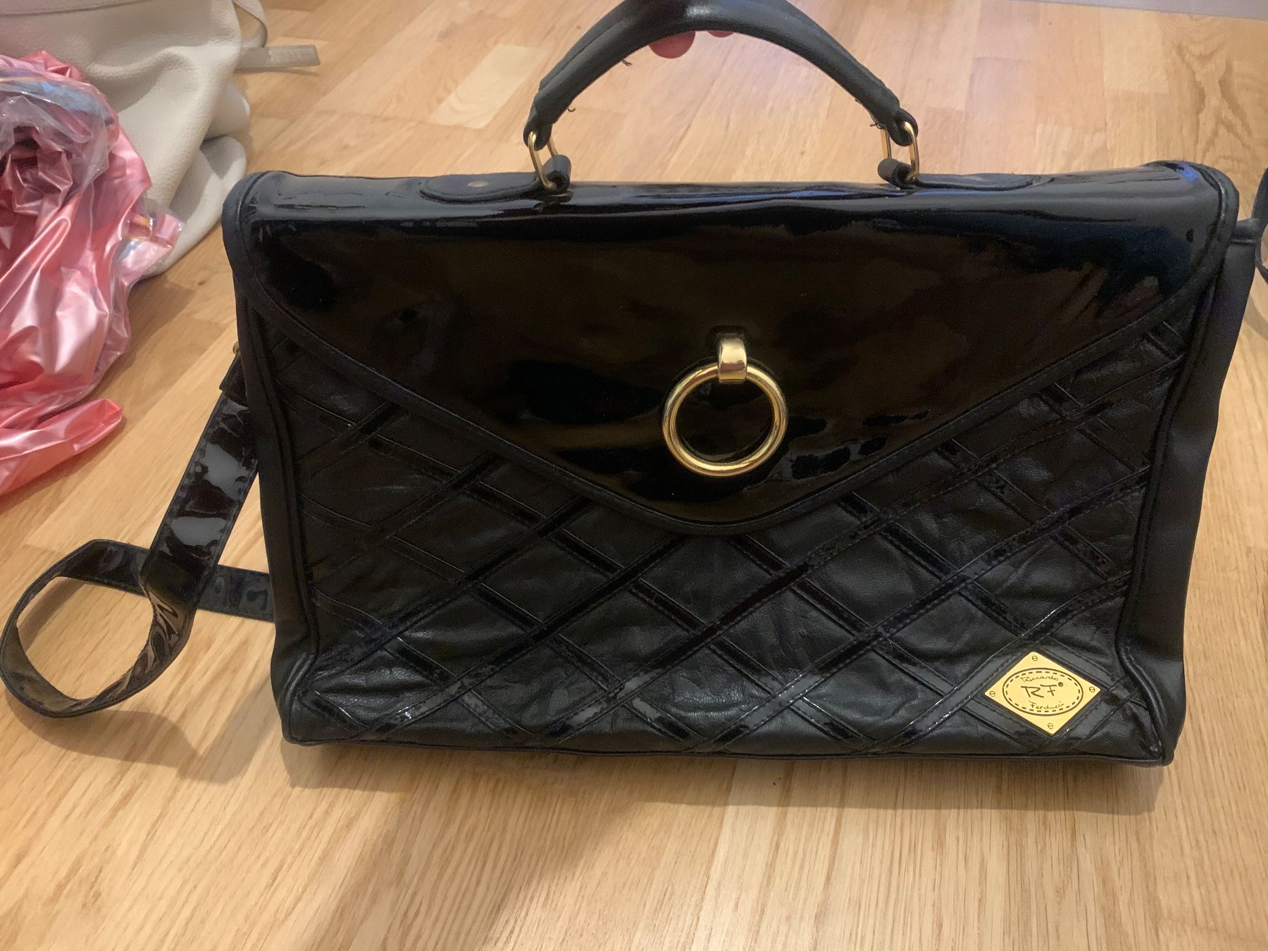 Borse da donna: Leder/Lack Handtasche – Usato da Bern venduto da Anna1235