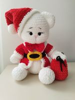 25 cm Santa Claus Teddy Bear-Christmas Plush Toy