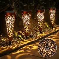 4x Solarleuchten Garten IP65 Wasserdicht LED