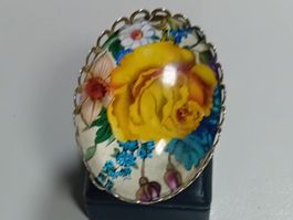 ring modeschmuck mit antiksilber überzogen