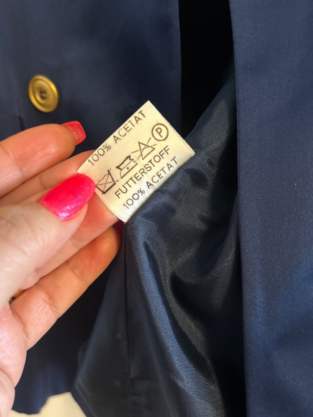 Giacche: Vintage Clement Esquisite Blazer Gr L Blau Elegant – Usato da Regensdorf venduto da Spyke55 7