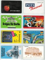 8 Telefonkarten Deutschland S-Serie 1993