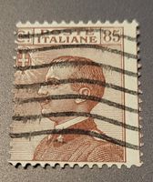 Italien alte briefmarke abart dezentriert