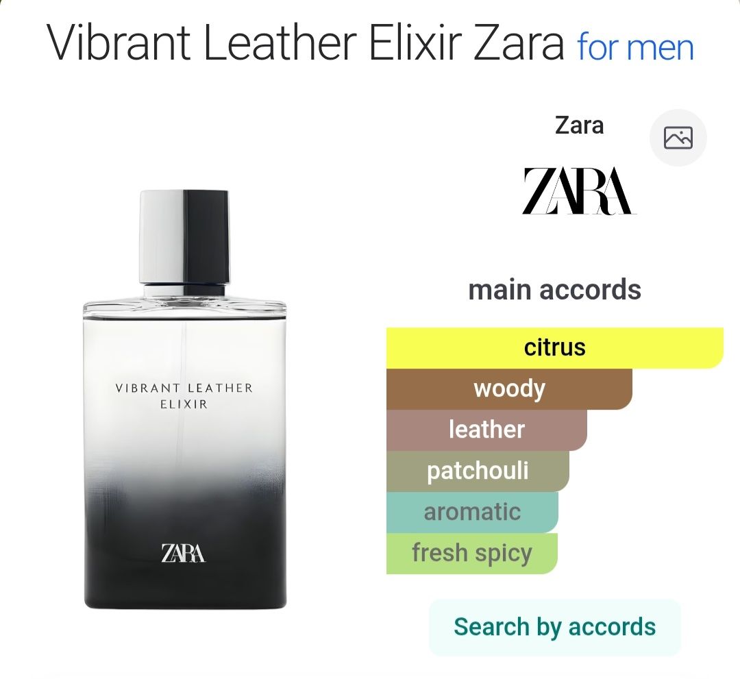 Zara Profumi & Eau de Toilette: Zara Vibrant Leather Elixir (5ML) Cristal Decant – Usato da Gryon venduto da Mike_Decants 2