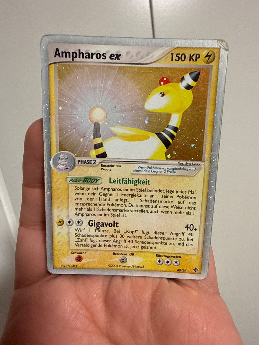 Cartoline: Pokemon Ampharos EX 89/97 – Usato da Frauenfeld venduto da Poke_Toniii