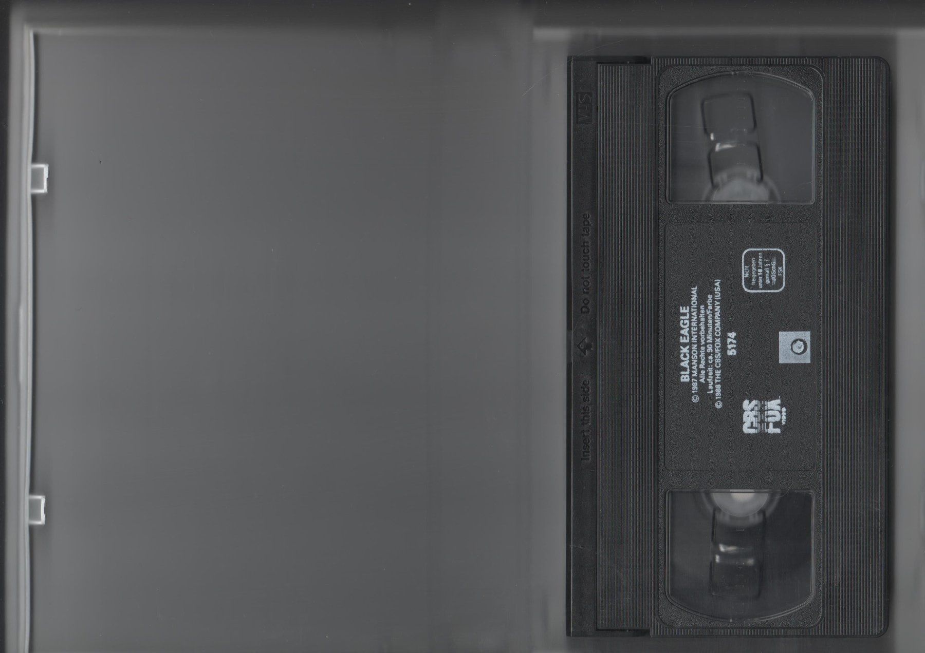 Tutti i VHS: Black Eagle (USA 1987) CBS FOX VHS 5174 – Usato da Remetschwil venduto da Hofiii 3