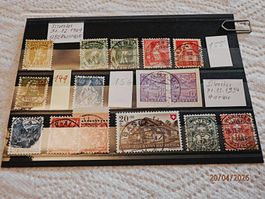 Lot mit Vollstempeln ab Ziffermarken 1882 top gestempelt