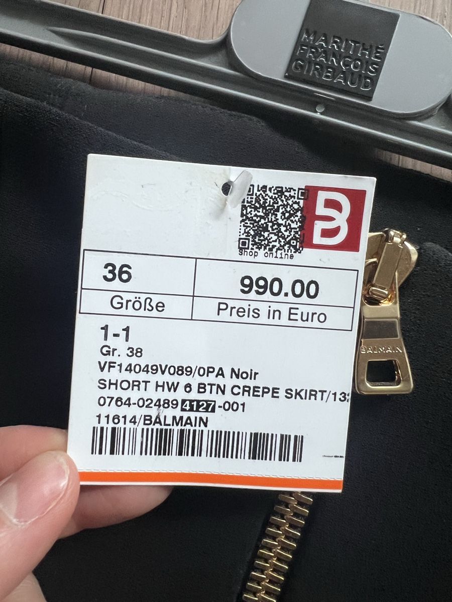 Balmain Gonne: Balmain Skirt gr. 36 S Neu – Nuovo e nell'imballaggio originale da Zürich venduto da tiz_jcj7 3