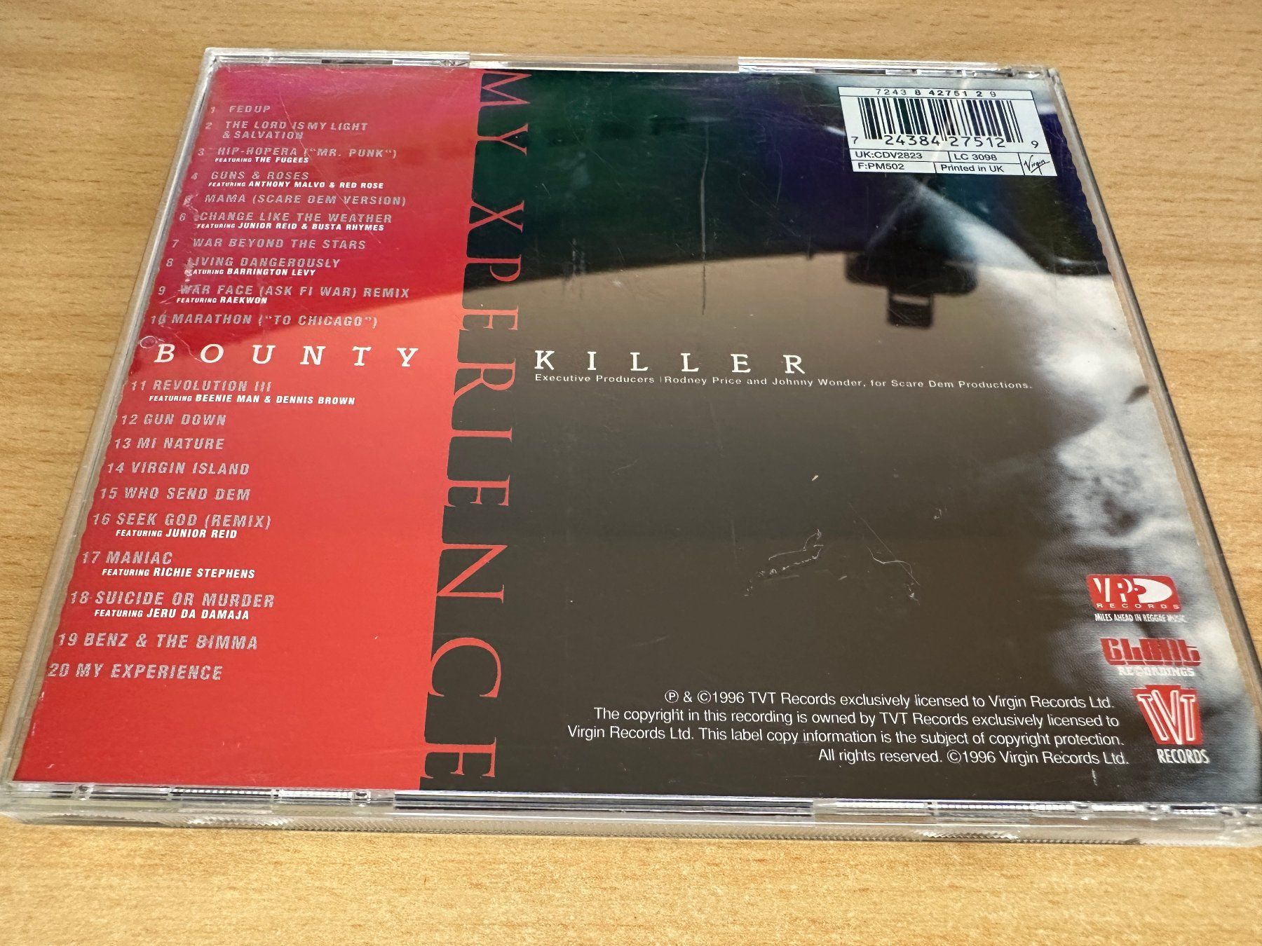 CD: Bounty Killer – My Xperience – Usato da Rikon im Tösstal venduto da Alpenmutz 1