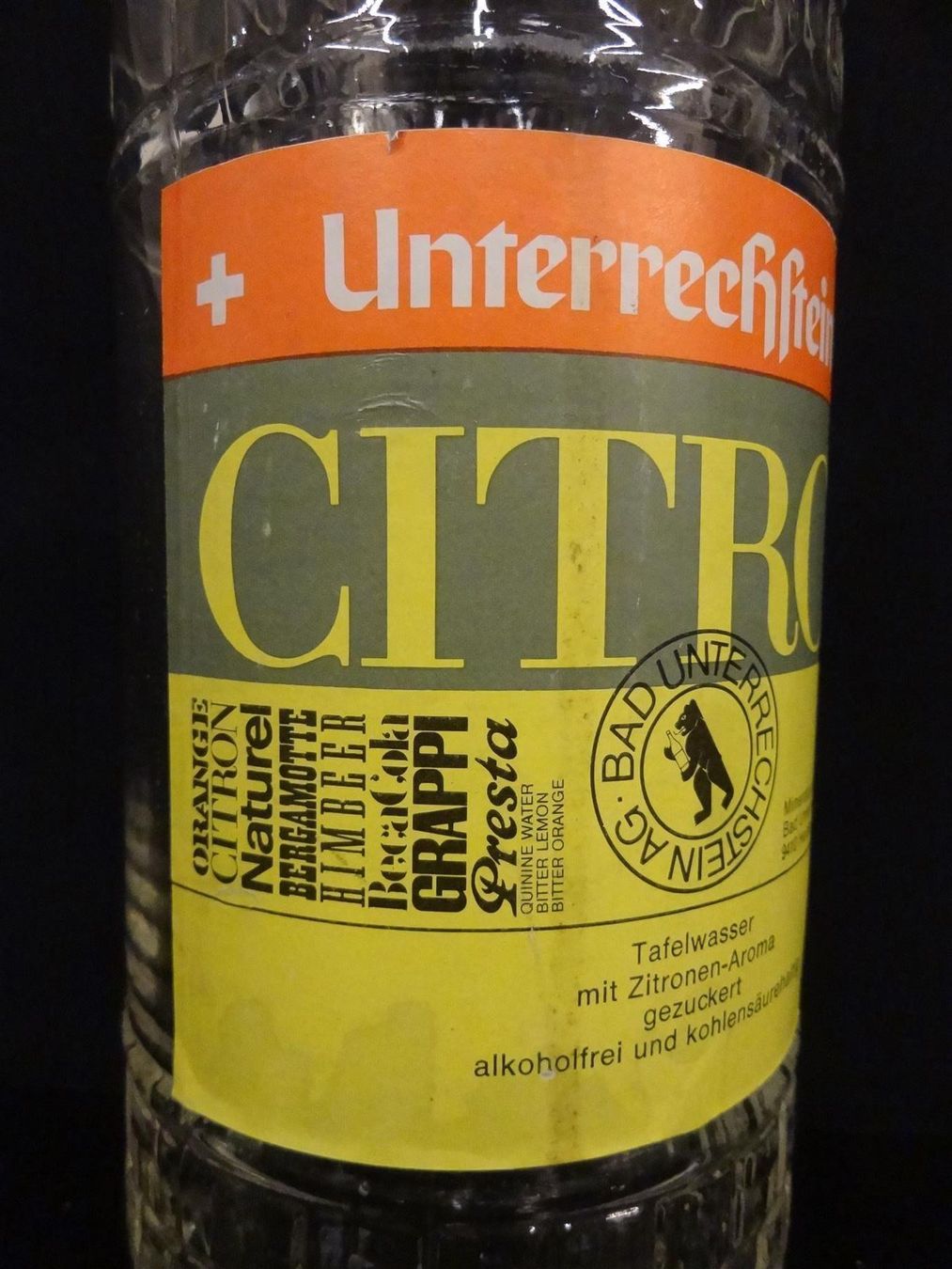 Bicchieri, Caraffe & Bottiglie: Flasche UNTERRECHSTEINER CITRON 1967 – Usato da Kerzers venduto da Flaschenposten 2