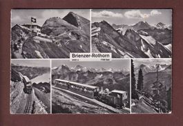BRIENZER-ROTHORN - 5 Bilder - Bahn - 1964