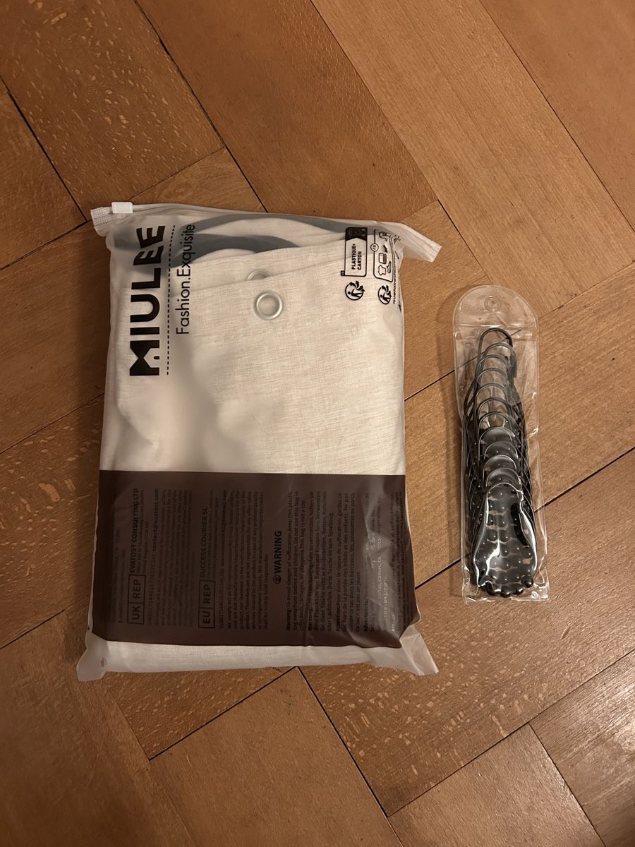 Tende: MIULEE Leinen Duschvorhang 180x200 – Nuovo e nell'imballaggio originale da Solothurn venduto da michelleschmid 6
