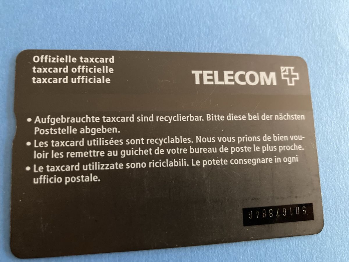 Schede telefoniche: Taxcard leer – Usato da Schüpfheim venduto da lenny25 1