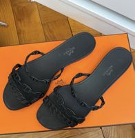 Sandalen Hermès Grösse 39 schwarz