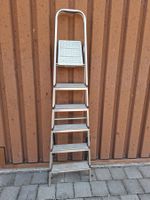Aluminium Haushaltsleiter 6 Stufen gebraucht guter Zustand