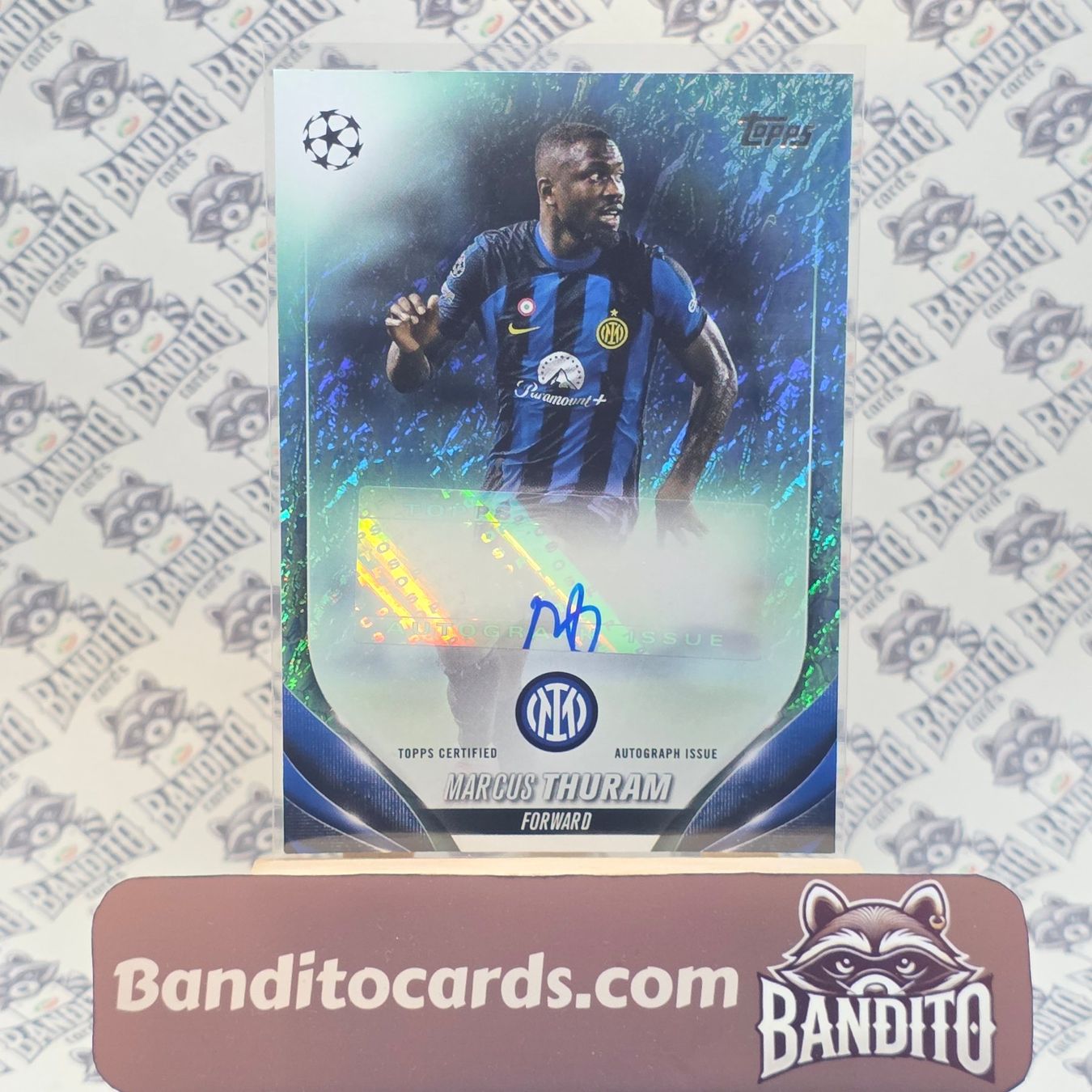 Topps Sammelbilder & Trading cards: Topps Uefa Marcus Thuram Auto - Inter – Gebraucht aus Liebefeld von Banditocards